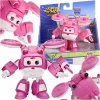 Alpha Group figura, Super Wings, Dizzy Helikopter, mozgó elemekkel, fehér / rózsaszín, 8 cm