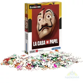 A nagy pénzrablás puzzle 1000 db - maszk - Money Heist