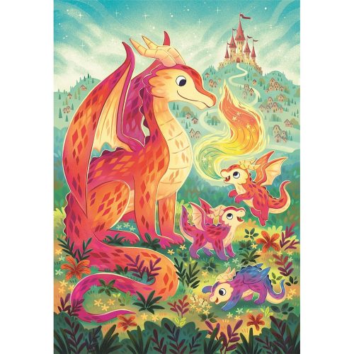 Sárkány Family 60 db-os puzzle Clementoni