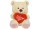 Teddy Bear with Heart I Love You plüss 20 cm