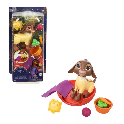 Disney Wish Valentino és Star figura szett kiegészítőkkel