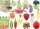 Mystery Softlings Foodies gyümölcs plüss figura 12 cm meglepetés