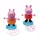 Peppa Malac figura szett nyomdákkal - sokféle - 1 db szett