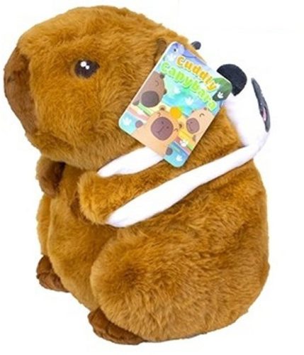 Capybara plüss hátizsákkal 25cm többféle változat 1db