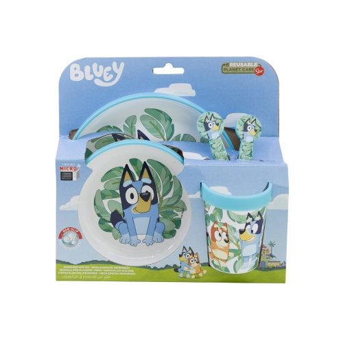 Bluey 5 részes mikrózható étkészlet