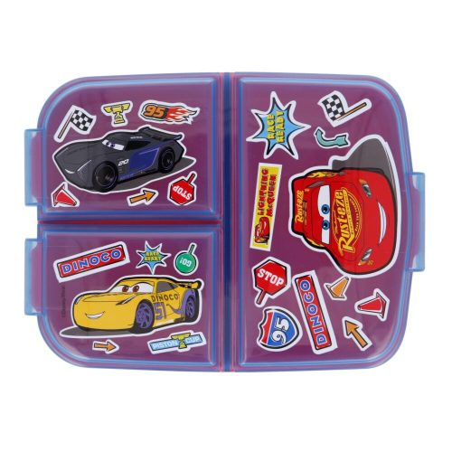 Verdák matricás több rekeszes uzsonnás doboz