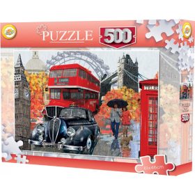 Városok (London) Autumn walk puzzle 500 db-os