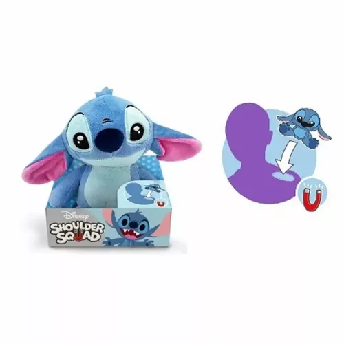 Stitch vállra ültethető plüssfigura 12 cm -
Shoulder plush Stitch