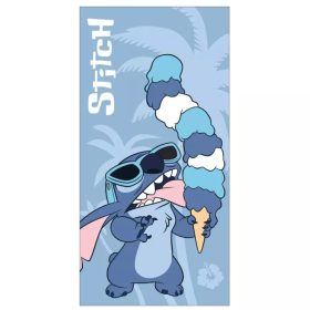   Disney Lilo és Stitch, A csillagkutya Ice Cream fürdőlepedő, strand törölköző 70x140cm
