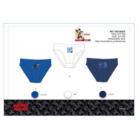   Disney Mickey egér kisfiú alsó - 3 darabos pamut alsó - 110-116