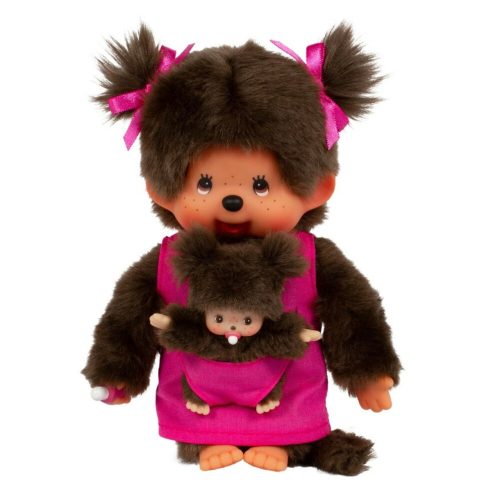 Moncsicsi plüssfigura szett 20 cm - Anyuka a kisbabájával