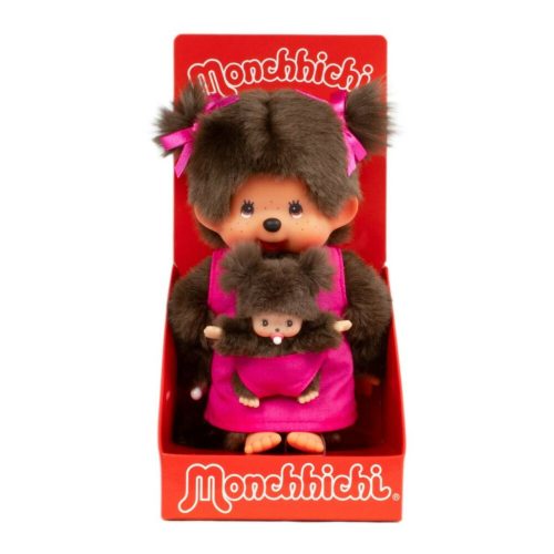 Moncsicsi plüssfigura szett 20 cm - Anyuka a kisbabájával