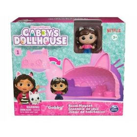   GABBY'S DOLLHOUSE Macskaház Gabi Mini babaház GABBY figurával