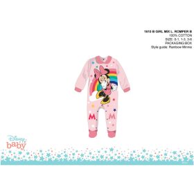   Disney Minnie egér baba rugdalózó - galléros - világosrózsaszín-rózsaszín - 0-1 hónapos babának