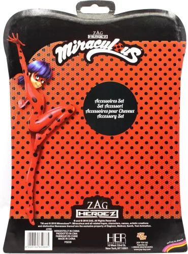 Miraculous Ladybug ékszer és hajkiegészítő szett