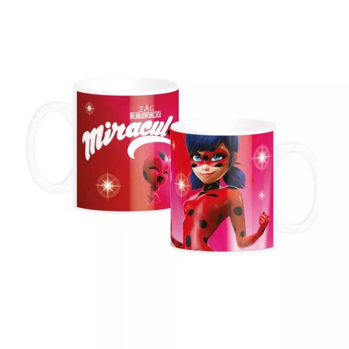 Miraculous bögre - kerámia - piros