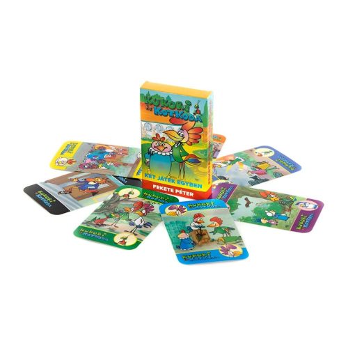 Kukori és Kotkoda kártya szett - Fekete Péter és memória