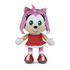 Amy Rose Sonic plüss figura 24 cm aranyos puha játék