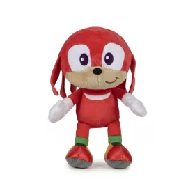 Knuckles Sonic plüss figura 24 cm puha játék