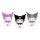 Hello Kitty Kuromi plüssfigura 16 cm - 1db