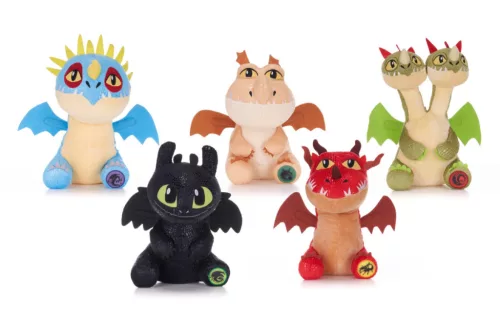 Horrible Nightmare piros sárkány plüss 25 cm - Így neveld a sárkányodat