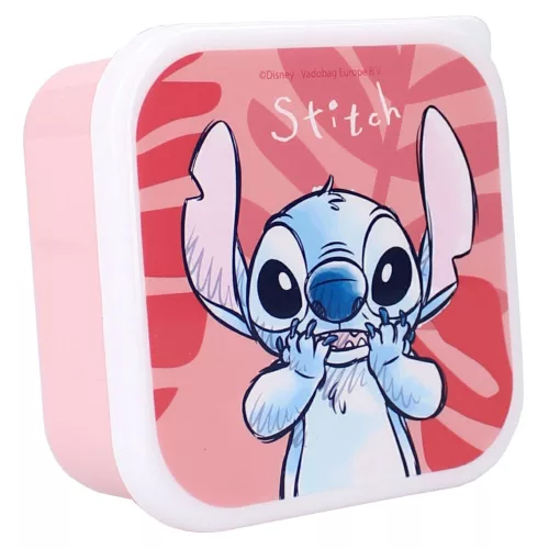 Stitch Bon Appétit 3 az 1-ben uzsonnásdoboz szett