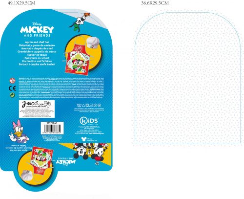 Disney Minnie and Mickey Karácsonyi gyerek kötény 2 darabos szett