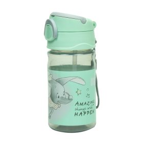   Disney Dumbó Amazing műanyag szívószálas kulacs akasztóval 350 ml