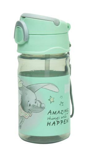 Disney Dumbó Amazing műanyag szívószálas kulacs akasztóval 350 ml