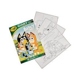 Bluey kiszínezhető poszter szett rengeteg matricával - A3