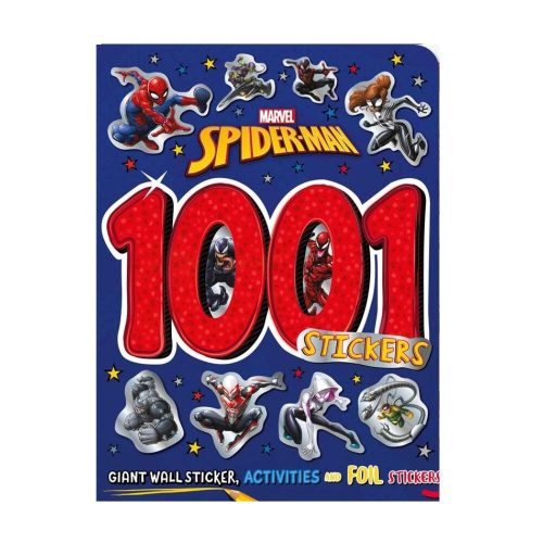 Pókember színező- és foglalkoztatófüzet ezer matricával - A4