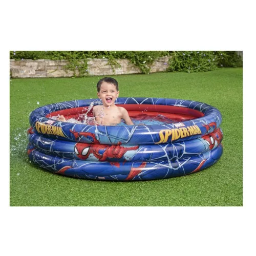 Pókember medence - 122 cm átmérőjű - közepes méret a pancsoláshoz