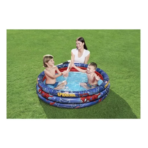 Pókember medence - 122 cm átmérőjű - közepes méret a pancsoláshoz