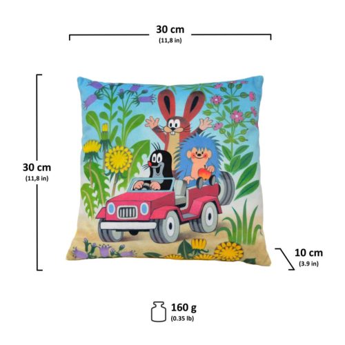 Kisvakond párna dzsipes 30 x 30 cm