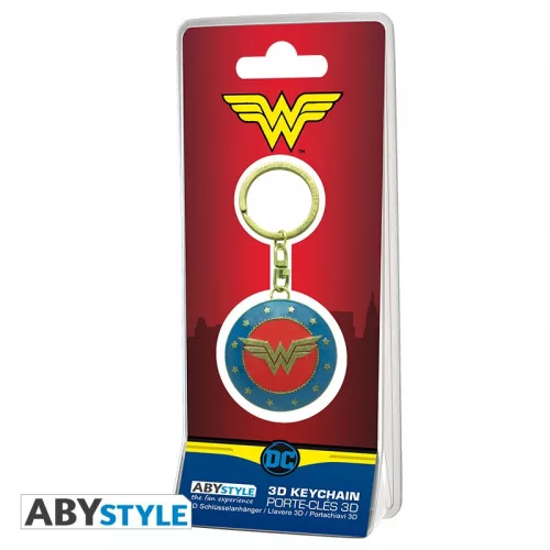 Wonder Woman kulcstartó - pajzs 3D