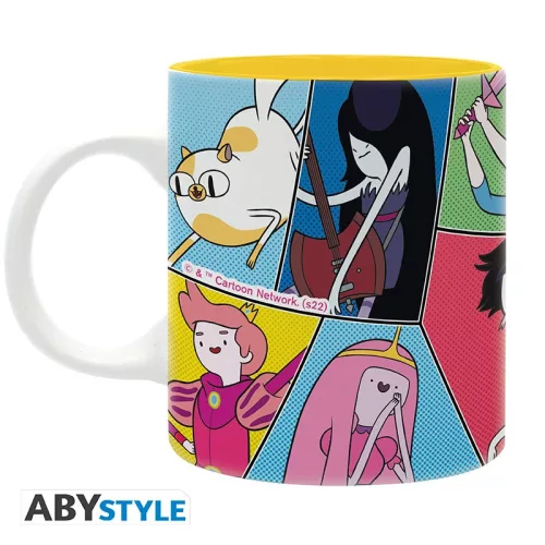 Adventure Time Characters Group kerámia bögre 320 ml