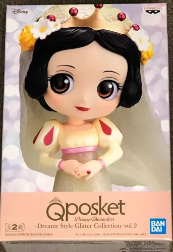 Hófehérke Q Posket Dreamy Style Glitter figura 14 cm B verzió