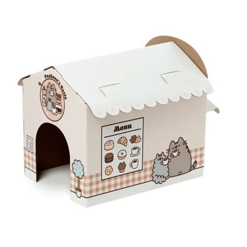 Pusheen cica macskaodú kartonból
