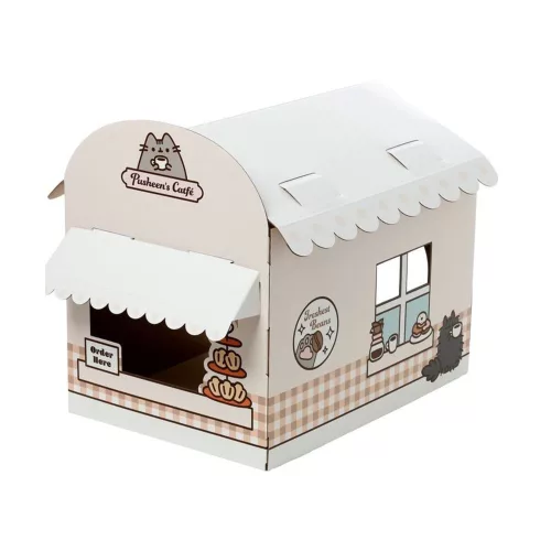 Pusheen cica macskaodú kartonból