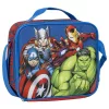Avengers hőszigetelt uzsonnás táska 22 × 21 × 8 cm kék színben