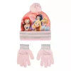 Disney Hercegnők Pink gyerek sapka + kesztyű szett