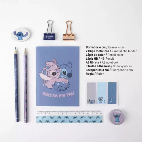 Disney Lilo és Stitch, A csillagkutya írószer szett 12 db-os