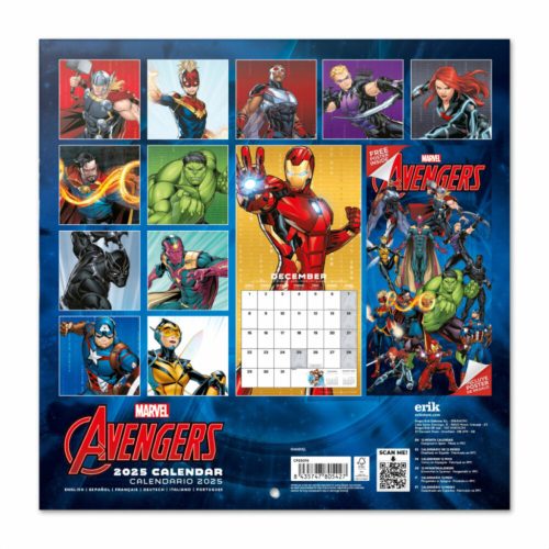 Bosszúállók naptár 2025