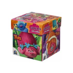 Trolls doboz játékokkal és csokis keksszel 10g