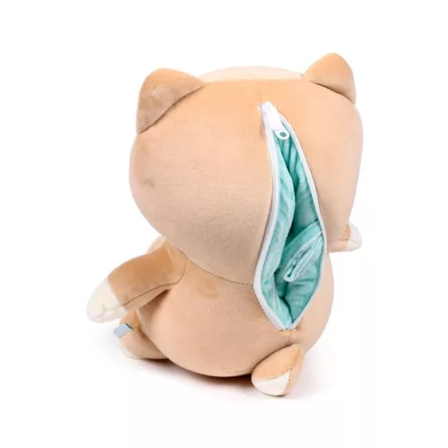 2 az 1-ben Kifordítható Utazópárna & Plüss Figura - Shuggs, a Shiba Inu Kutya