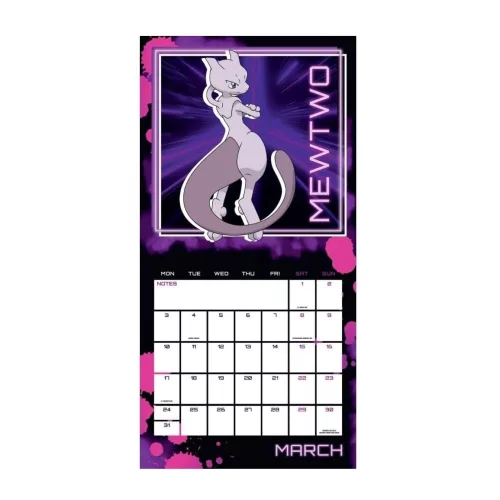 Pokémon naptár 2025