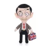 Mr. Bean plüss brit zászlós táskával 25 cm