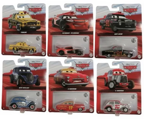 Verdák karakter kisautók - többféle