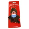 Moncsicsi fiú kék plüss kulcstartó 10 cm Monchhichi
