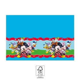 1db Papír Asztaliterítő 120x180cm MICKEY ROCK THE HOUSE